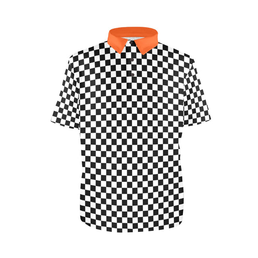 Checkerboard Polo Shirt
